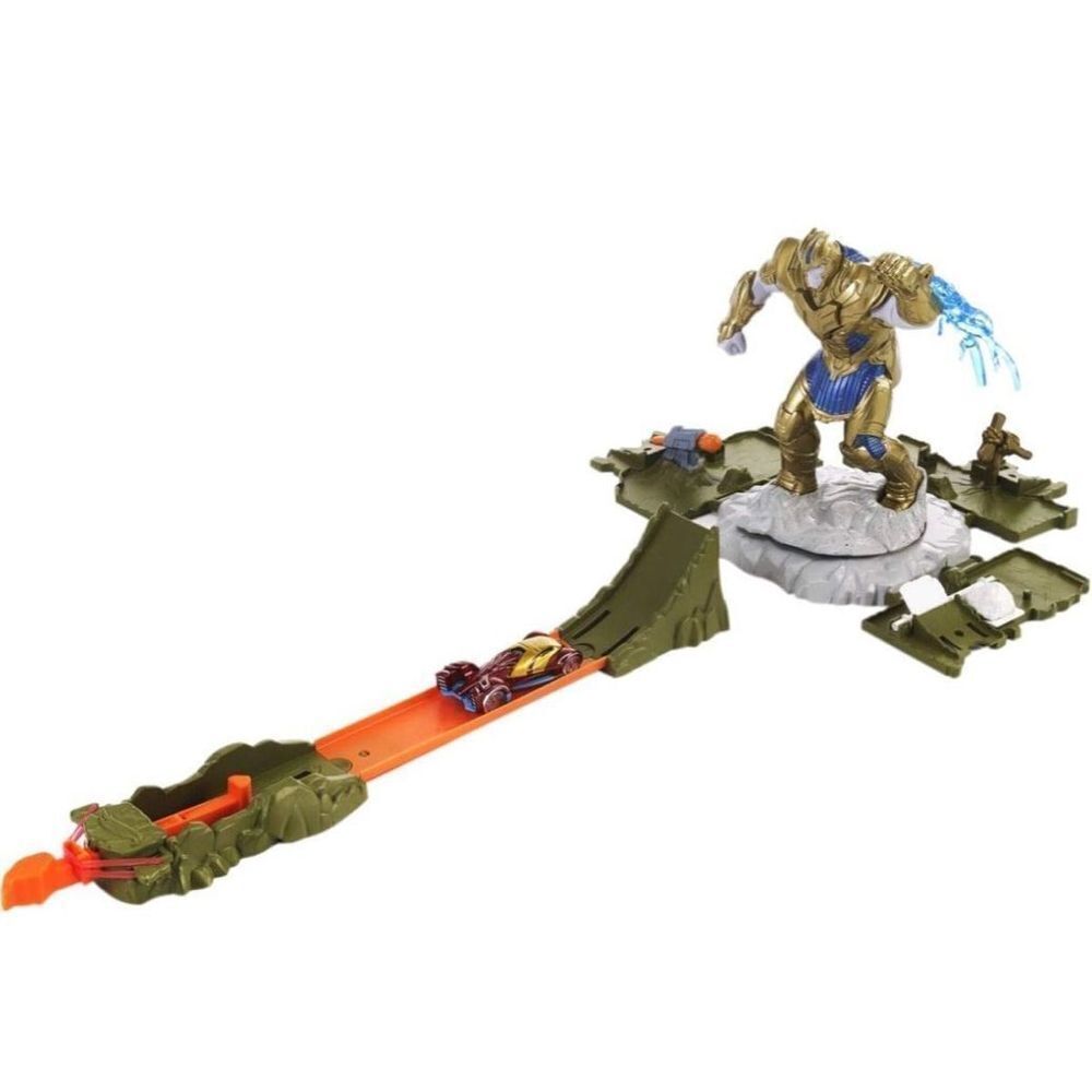 Hot Wheels Marvel Avengers Vs Thanos Showdown, Play Set - Picture 2 of 8